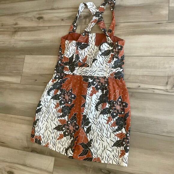 HOUSE OF HARLOW 1960 SHORTS BELTED ROMPER Sz 6 BOHO CHIC AESTHETIC TRENDY BEACHY - Picture 11 of 16